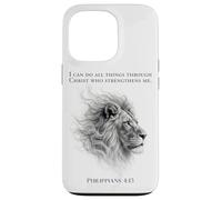 Lion of Judah I Can Do All Things Through Christ Philippians Case for iPhone 13 Pro