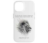 Lion of Judah I Can Do All Things Through Christ Philippians Case for iPhone 14