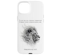 Lion of Judah I Can Do All Things Through Christ Philippians Case for iPhone 15 Plus