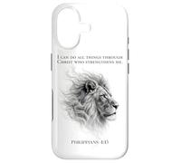Lion of Judah I Can Do All Things Through Christ Philippians Case for iPhone 17