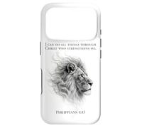 Lion of Judah I Can Do All Things Through Christ Philippians Case for iPhone 17 Pro