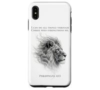 Lion of Judah I Can Do All Things Through Christ Philippians Case for iPhone XS Max