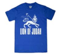 Lion of Judah Israelite Tribe Mens T-Shirt, Royal Blue, Medium
