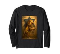 Lion of Judah Jerusalem Western Wall The Star of David Long Sleeve T-Shirt