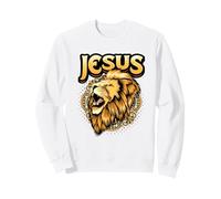 Lion Of Judah Jesus Lion Christian Lion Cross Sweatshirt