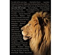 Lion of Judah Names of Christ Chart