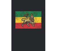 Lion of Judah: Rasta Lined Journal/Notebook