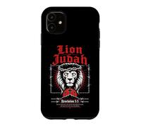 Lion of Judah Revelation 5:5 Christian Gothic Bible Verse Case for iPhone 11