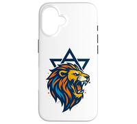 Lion of Judah Star of David - Am Yisrael Chai Jewish Pride Case for iPhone 16