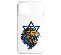 Lion of Judah Star of David - Am Yisrael Chai Jewish Pride Case for iPhone 16 Pro Max