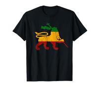 Lion Of Judah T-Shirt Rastafari Rasta Reggae Jamaica Gift T-Shirt