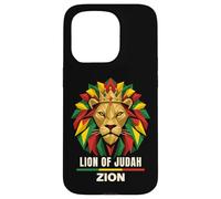 Lion of Judah Zion Rastafari Crown Graphic Case for iPhone 15 Pro