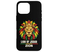 Lion of Judah Zion Rastafari Crown Graphic Case for iPhone 16 Pro Max