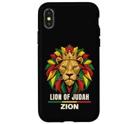 Lion of Judah Zion Rastafari Crown Graphic Case for iPhone X/XS