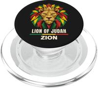 Lion of Judah Zion Rastafari Crown Graphic PopSockets PopGrip for MagSafe