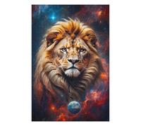 Lion of The Cosmos Vivid Jigsaw Puzzle for Adults, 1000 PCS