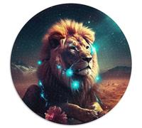 Lion on Mars Jigsaw Puzzles for Adults 1000 Piece Jigsaw Puzzles for Adults Perfect for Teenagers & Collectors, Ideal Home Decor & Travel Gift (Size 67.5x67.5cm)
