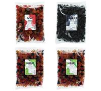 Lion Original Gums The Micro Fruit Fiesta 1kg Quartet - Fruit Salad, Liqorice Gums, 2 x Midget Gems (4 x 1kg Party Bags) - 2,3,4,4