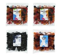 Lion Original Gums The Pitchside Chewables - 2 x Football Gums, Liqorice Gums, Wine Gums (4 x 500g Bags) - 1,1,3,6