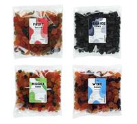 Lion Original Gums Twilight Fruit & Licorice Fusion - Fruit Salad, Liqorice Gums, Midget Gems, Wine Gums (4 x 500g Bags) - 2,3,4,6