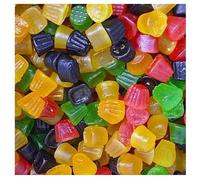 Lion Original Retro Pick n Mix Sweets Variety - Liquorice Gums, Fruit Salad, Wine Gums, Football Gums, Midget Gems & Poor Bens - Perfect For parties, gifts (500g, Midget Gems)