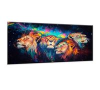 Lion Paint by Numbers for Adults, Paint by Numbers Kits On Canvas, DIY Digital Painting for Adults Beginners with Acrylic and Brushes, Dream Oil Painting Craft Art for Home Wall Decor 8x16 Inch w0-742