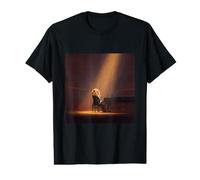 Lion Playing Piano in Concert Hall Music Value Graphic T-Shirt