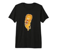 Lion Plays American Football Premium T-Shirt