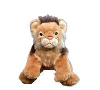 Lion Plush Toy, Realistic Stuffed Safari Animal Doll, Soft & Huggable Cuddly Toy for Boys and Girls, Ideal Birthday