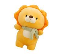 Lion Plush Toy - Soft Plush Animal, Mini Plush Figure | 23cm Design, Realistic Mane Details For Hugs, Display, Rooms For, Decorations