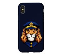Lion Police Officer Case for iPhone X/XS