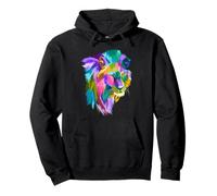 Lion Pop Art Pullover Hoodie