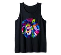 Lion Pop Art Tank Top