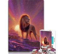 Lion Portrait Puzzles 1000 Pieces for Adults,for Educational Game Challenge Toy for Is Ideal As A Gift for The Whole Family (75x50cm)