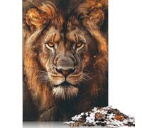Lion Portrait Puzzles for Adults 1000 Piece Puzzle for Teenager Age 12 Years Up Christmas Eve Gifts 1000pcs (38x26cm)