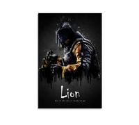 Lion Poster Art Eye in The Sky Print Abstract Wall Decor Modern Home Decoration Unique Artwork for Living Room Stylish Bedroom Poster Gift Idea for Art Lovers Gift 16x24inch(40x60cm) Unframed