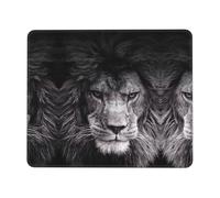 Lion Printed Non-Slip Rubber Lock Base Mouse Pad, Non-Slip and Wear-Resistant, Comfortable to The Touch
