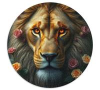 Lion Puzzle 1000Pc Jigsaw Animals Das Tier Wild Animals Beast Rotundity Jigsaws Adults Kids Puzzles Colourful Unique Creative Games Adult Home Decoration Educational 1000pcs (67.5x67.5cm)