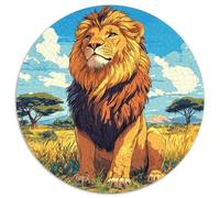 Lion Puzzle 1000Pc Jigsaw Rotundity Jigsaws Adults Kids Puzzles Games Home Decoration Adult Educational Games Inspirational Challenge 1000pcs (67.5x67.5cm)