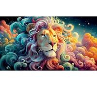 lion Puzzle for Adults 1000 Piece Educational Game Challenge Impossible Hard Difficult for Home Activity & Fun Present 38x26cm/1000pcs