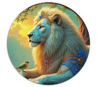 Lion Puzzles 1000 Piece for Adults And Kids King of Beasts Unique Challenge Games Family Puzzle Game Birthday Gifts Beautiful Decoration 1000pcs (67.5x67.5cm)