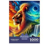 Lion Puzzles 1000 Pieces for Adults And Kids King of Beasts Challenge High Difficulty Family Puzzle Game Relaxing Decor Gift Beautiful Decoration 70x50cm/1000pcs