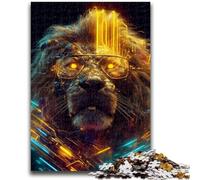 Lion Puzzles for Adults 1000 Pieces, Stress Reliever Staycation Kill Time Enhance Love between Couples 50x75cm