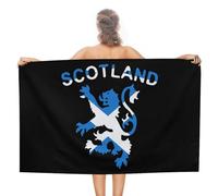 Lion Rampant Scotland Scottish Funny Beach Towels 50 X 30 Inch Quick Dry Bath Towels Lightweight For Swim Pool