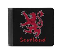 Lion Rampant Scotland Scottish Men's Wallet Bifold RFID Blocking Wallet Slim Billfold Pocket with Card Holders for Women