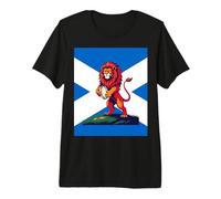 Lion Rampant Set Before The Saltire Premium T-Shirt