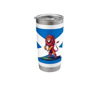 Lion Rampant Set Before The Saltire Stainless Steel Insulated Tumbler