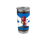 Lion Rampant Set Before The Saltire Stainless Steel Insulated Tumbler
