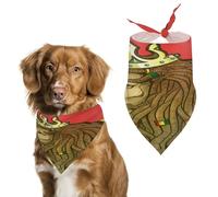Lion Rasta Dog Bandanas,Adjustable Neck Pet Scarf for Small to Large Pets,Stylish And Comfortable Accessories for Dogs & Cats