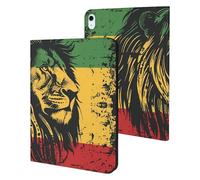 Lion Reggae Jamaica Case Compatible for ipad Air5/air4 (10.9in) /ipad Pro 2018(11in) Tablet Cases Stand Protective Cover with Sleep/Wake